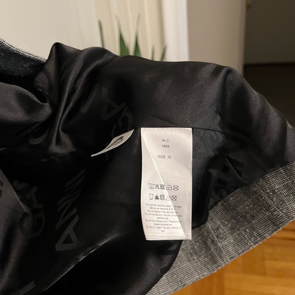 EUC Ganni checker plain suiting jacket blazer - Picture 8 of 10